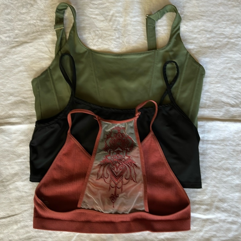 Three Bralettes